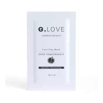 Глиняная энзимная маска для сужения пор G.Love Face Clay Mask Shine Pomegranate - саше 6 мл