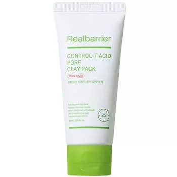 Глиняная маска для глубокого очищения и обновления кожи Real Barrier Control-T Acid Pore Clay Pack