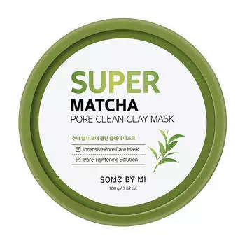 Очищающая глиняная маска с чаем матча Some By Mi Super Matcha Pore Clean Clay Mask