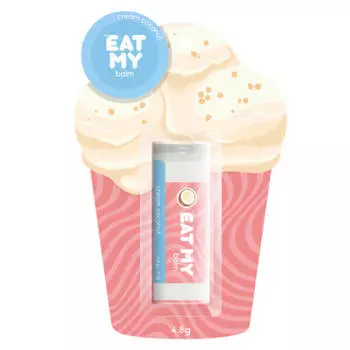 Бальзам для губ EAT MY Balm Cream Coconut - «Сливочный кокос»