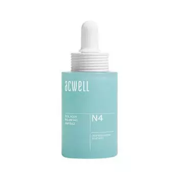 Глубокоувлажняющая ампула для чувствительной кожи ACWELL Real Aqua Balancing Ampoule