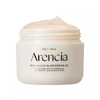 Интенсивная сыворотка с коллагеном и рисом для сияния кожи Arencia Rice Mucin Glow Serum 30