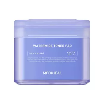 Интенсивно увлажняющие тонер-пэды с ледниковой водой Mediheal Watermide Toner Pad