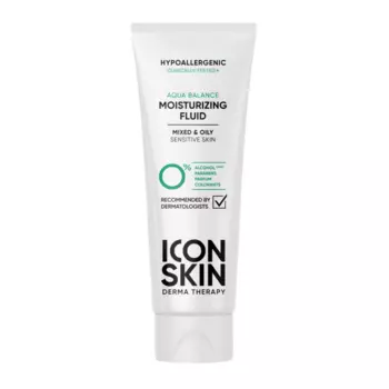 Лёгкий увлажняющий флюид с фитостеролами ICON SKIN Aqua Balance Moisturizing Fluid