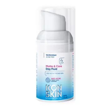 Дневной матирующий флюид для проблемной кожи ICON SKIN Matte&Care Day Fluid