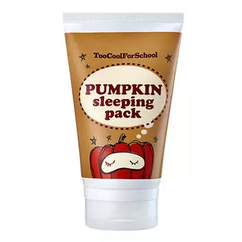 Энзимная ночная маска с тыквой и церамидами Too Cool For School Pumpkin Sleeping Pack - 30 мл