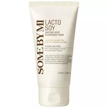Энзимная пенка для умывания с лактобактериями Some By Mi Lactosoy Enzyme Deep Cleansing Foam