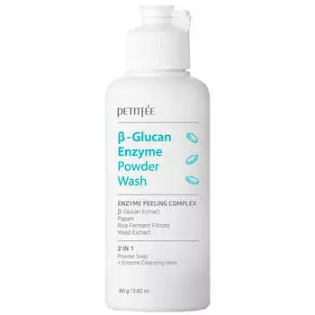 Энзимная пудра для умывания с бета-глюканом Petitfee B-Glucan Enzyme Powder Wash 80 г