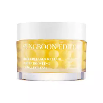 Капсульный крем с коллагеном и ретинолом Sungboon Editor Deep Collagen Retinol Power Boosting Capsule Cream