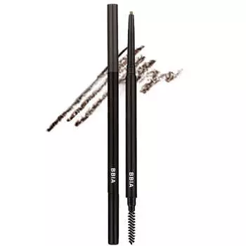 Тонкий автоматический карандаш для бровей BBIA Last Auto Eyebrow Pencil Slim S2 Dark Brown