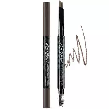 Автоматический карандаш для бровей с щёточкой CLIO Kill Brow Auto Hard Brow Pencil 2 Light Brown