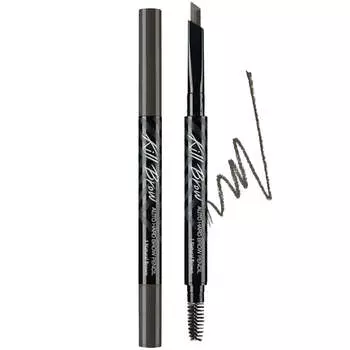 Автоматический карандаш для бровей с щёточкой CLIO Kill Brow Auto Hard Brow Pencil 1 Natural Brown