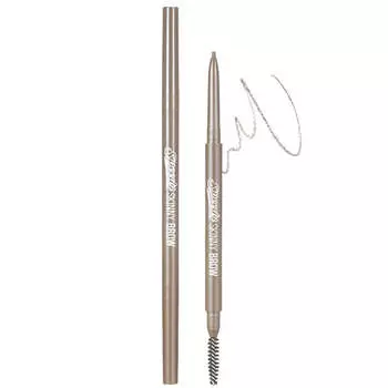 Тонкий карандаш для бровей Peripera Speedy Skinny Brow 08 Taupe Beige