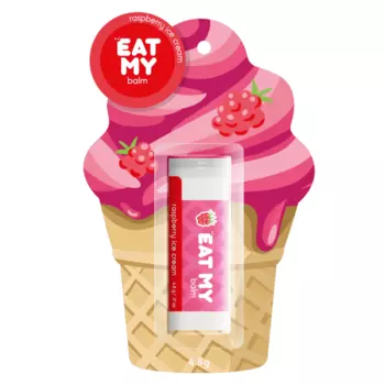 Бальзамы для губ с комплексом масел EAT MY Balm - «Малиновый пломбир»