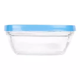 контейнер DURALEX Freshbox 0,3л 11x11х4,7см квадратный стекло, пластик