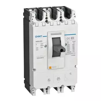 Автоматический выключатель в литом корпусе CHINT 268950 NM8N-400S TM 3P 400А 50кА с рег. термомаг. расцепителем (R)