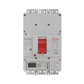 Автоматический выключатель в литом корпусе DKC MD1000H-MR2 микропроцессорный расцепитель, 85kA, 400 В~, 3P, 1000А, "YON"