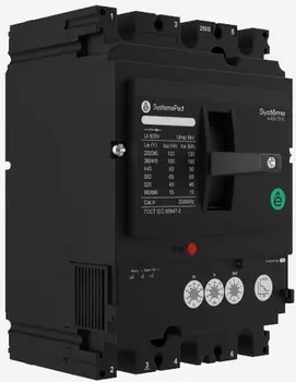 Автоматический выключатель в литом корпусе Systeme Electric SPC630N600L3DF SYSTEMEPACT CCB630 50KA 3P3D TMD600 рычаг