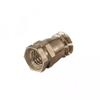 Футорка распорная металлическая, без шарика, D5, М4x10 (BU24)