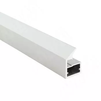 LINEA Профиль рамочный узкий, с наклонной ручкой, серебро (анод), L-2700 (FP00738TAL-S3)
