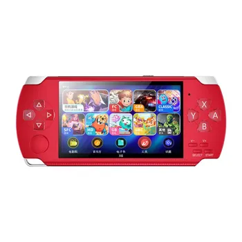Игровая консоль, портативная игровая консоль, 4,0 дюйма, встроенный 1500 игр, портативный мультимедийный плеер, игра может Mp3/mp4/ebook TV Black