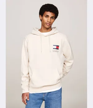 Толстовка мужская Tommy Jeans с логотипом бренда, бежевый