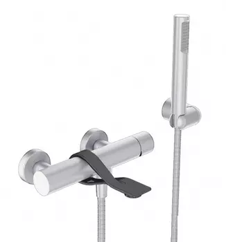 Смеситель Webert One-B NB850101741 для ванны белый, нержавеющая сталь
