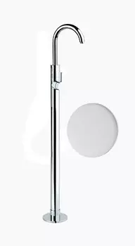 Смеситель Webert Rimini RI832101740 напольный для раковины, белый матовый