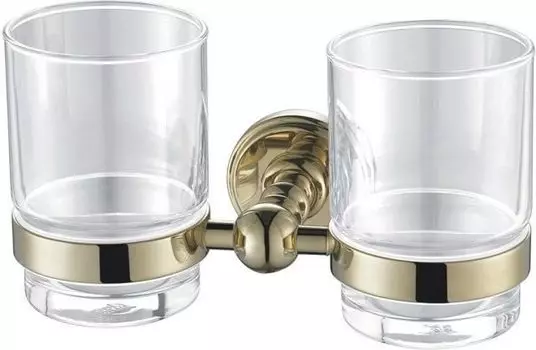 Стакан Aquanet 4684D золото двойной