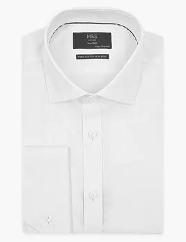 Хлопковая мужская рубашка с обработкой Non-Iron