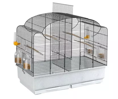 Ferplast Клетка с разделительной решеткой для птиц Canto, 71x38x60,5 см, черная