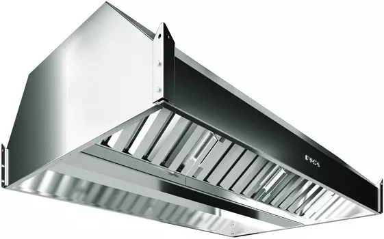 Зонт вытяжной центральный Restoinox ЗВЦП-16/20 с подсветкой