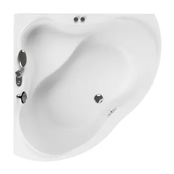 Акриловая ванна Акватика Кворум 143x143 на каркасе