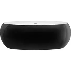 Акриловая ванна Belbagno BB18-NERO/BIA