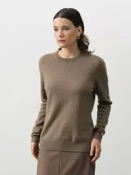 Джемпер из кашемира женский KW040797-E капучино XL