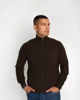 Кофта из пуха яка на замке 08182 ТК XL