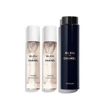 Духи с возможностью смены блока Chanel Bleu de Chanel, 3х20 мл