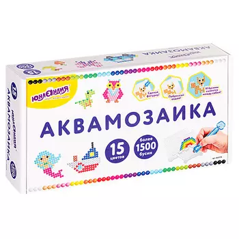 ЮНЛАНДИЯ Аквамозаика для создания картинок по трафаретам