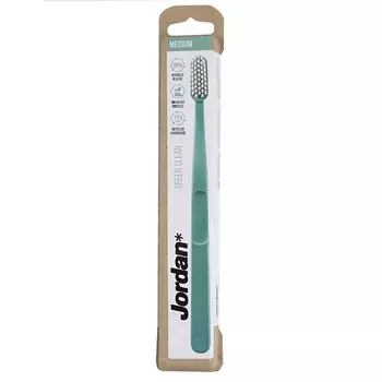 JORDAN* Зубная щетка Jordan Green Clean Medium, средняя жесткость