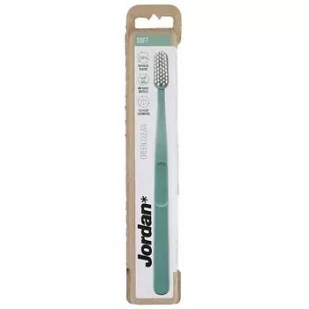 JORDAN* Зубная щетка Jordan Green Clean Soft, мягкая