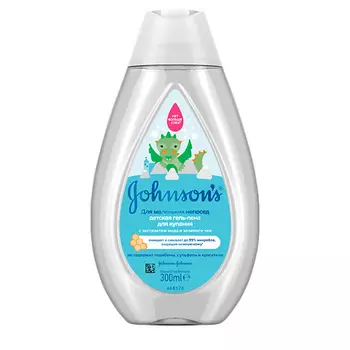 JOHNSON'S BABY Детская гель-пена для душа Pure Protect