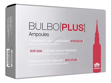 Лосьон против выпадения и стимуляции роста волос Bulboplus Anti-Loss Adjuvant Shock Treatment 10*7,5мл