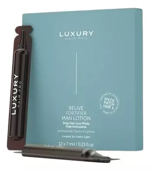 Лосьон против выпадения волос для мужчин Relive Fortifier Man Lotion 12*7мл