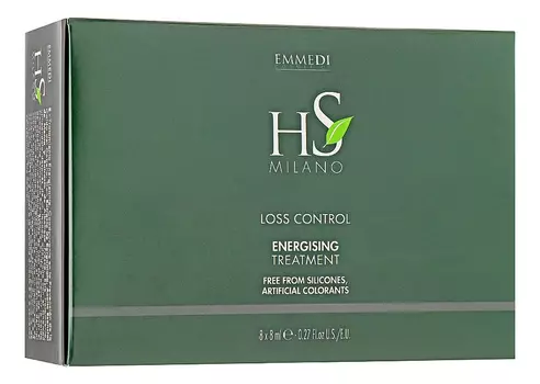 Лосьон против выпадения волос HS Milano Loss Control Energising Treatment 8*8мл