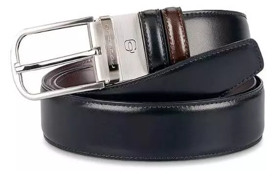 Ремень мужской Piquadro C11 черный/коричневый (cu3049c11/nm)