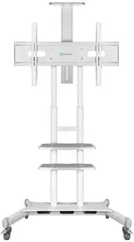 Подставка для телевизора Onkron TS1881, 50-83", напольный, мобильный, белый