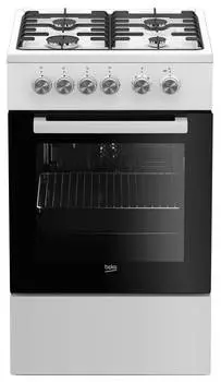 Плита комбинированная Beko FSE52020DWD белый/черный