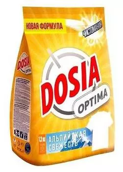Порошок для стирки Dosia Optima Альпийская Свежесть универсал 1.2кг