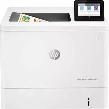 Принтер HP Color LaserJet Enterprise M555dn белый (7zu78a)