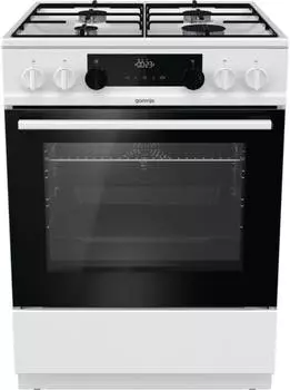 Плита комбинированная Gorenje KS635W белый/черный